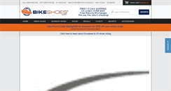 Desktop Screenshot of bikeshoes.com